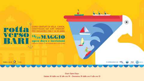 ''Rotta verso Bari'': open days e corsi gratuiti di sport nautici per i pi piccoli